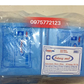 Săng mổ có lỗ 50x50 dùng trong phẫu thuật,bịch 20 cái
