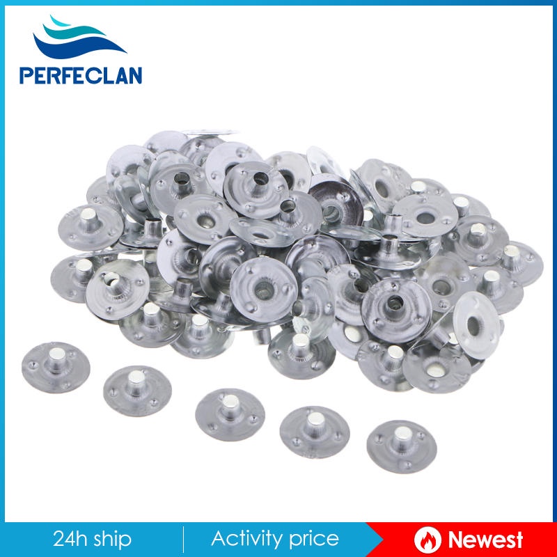 Set 100 đế giữ dây bấc đèn cầy 12.52.5mm