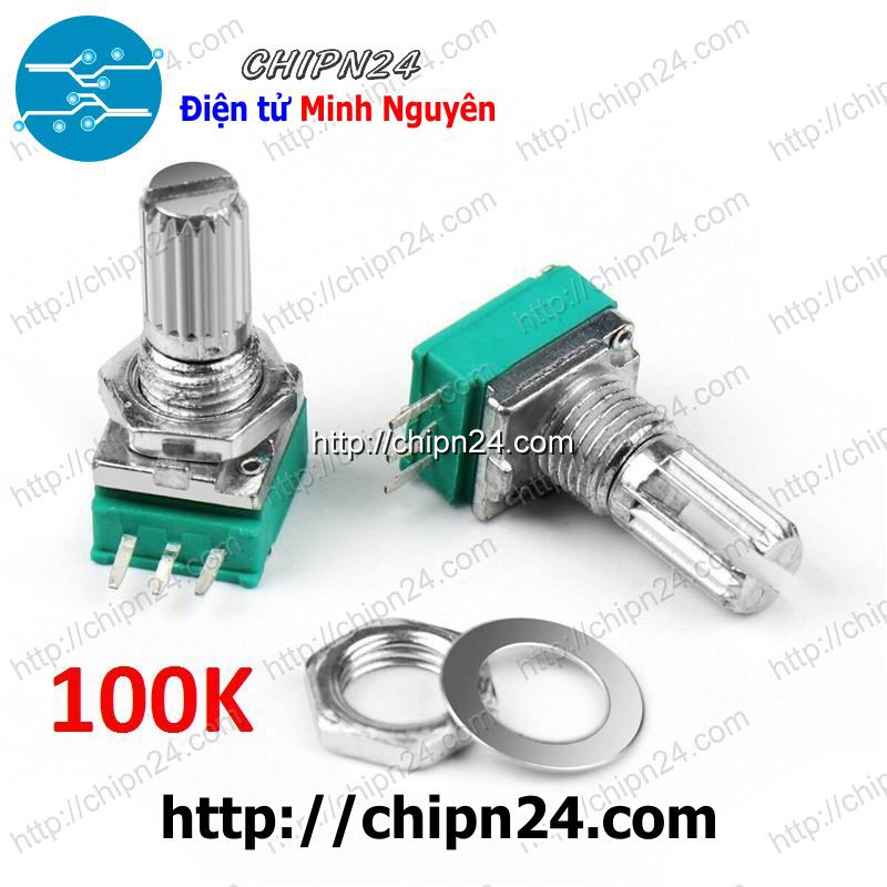 [2 CON] Biến trở RK097N 3 chân 100K