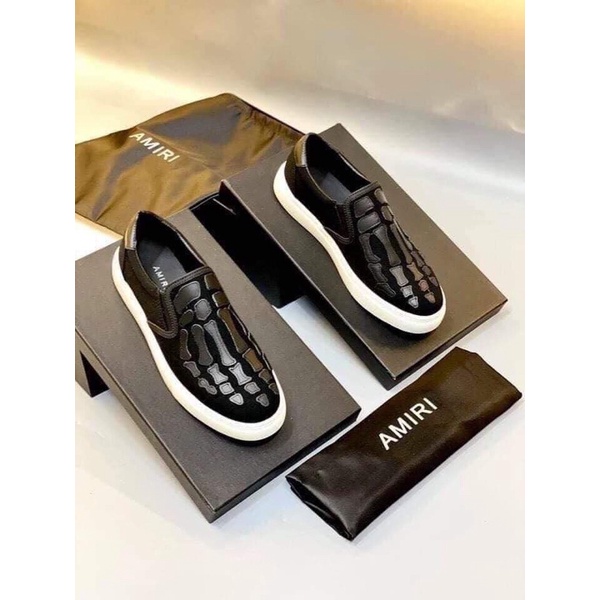 [ Full Box ] Giày Slipon Amiri Xương đế Cao Su - Giày Slipon Nam | BigBuy360 - bigbuy360.vn