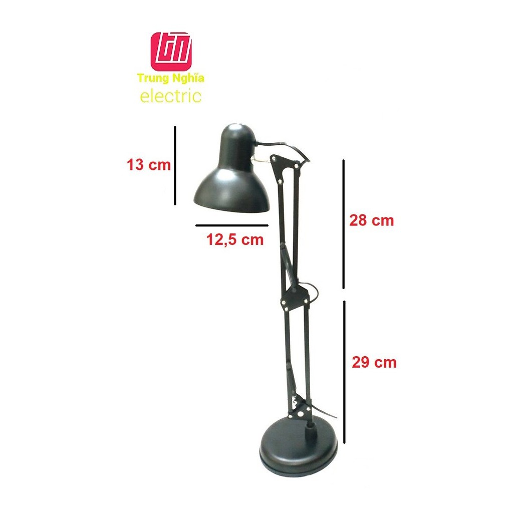 ĐÈN BÀN HỌC PIXAR CAO 50CM CAO CẤP-TẶNG KẸP BÀN +BÓNG 5W DP