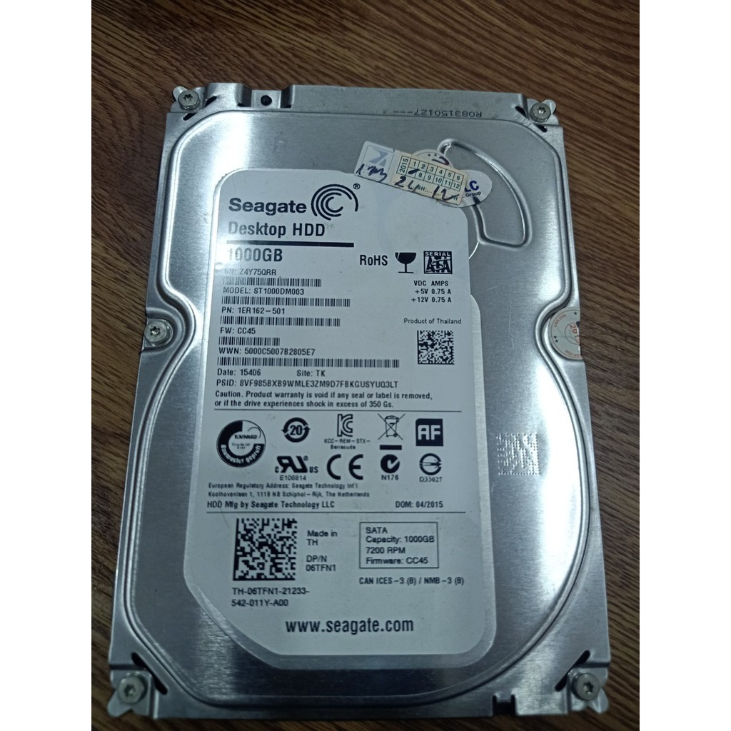 HDD 3.5 CŨ SEAGATE ,WESTERN 250GB/500GB/1TB