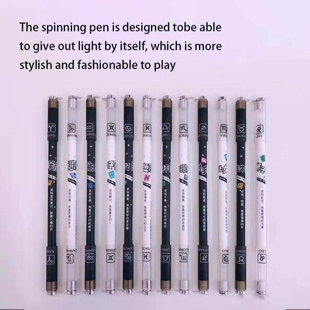 (runbu) Bút Bi Xoay Bằng Nhựa Di Động Giảm Áp Lực Màu Sắc Ngẫu Nhiên Dùng Làm Quà Tặng Sinh Nhật