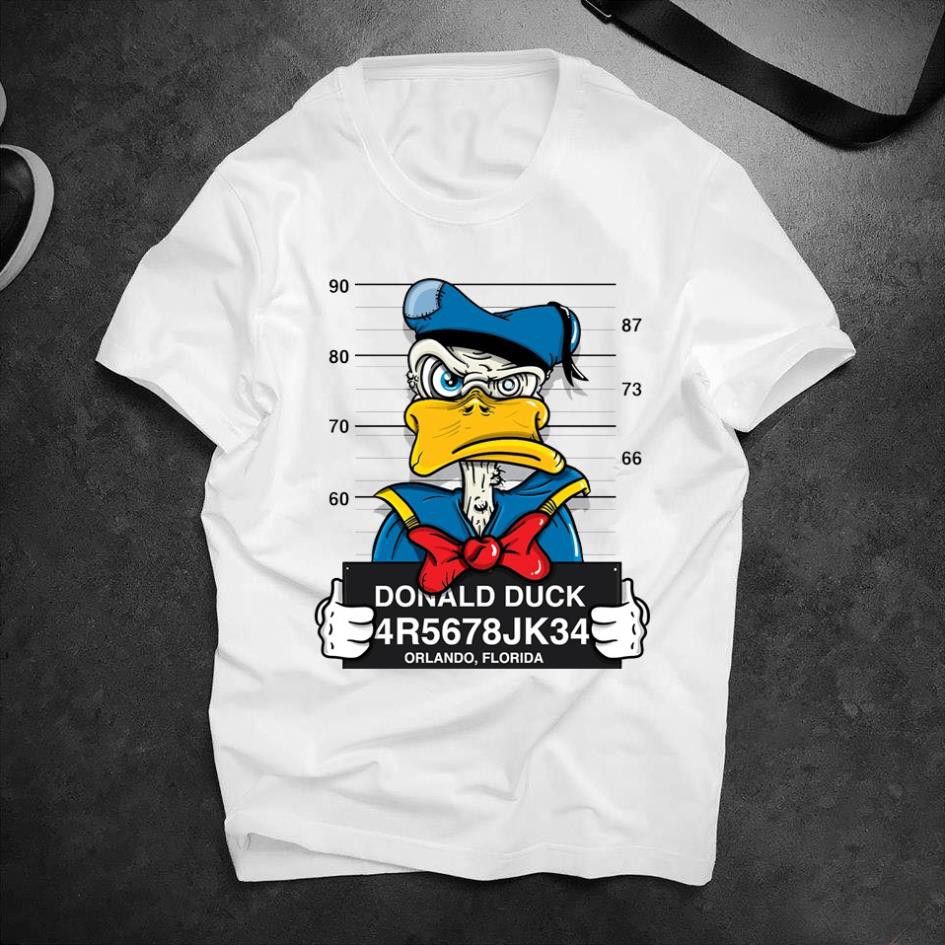 Áo thun ngắn tay Donal Duck - Áo thun tay ngắn form rộng vải 100% cotton thoáng mát - Full size
