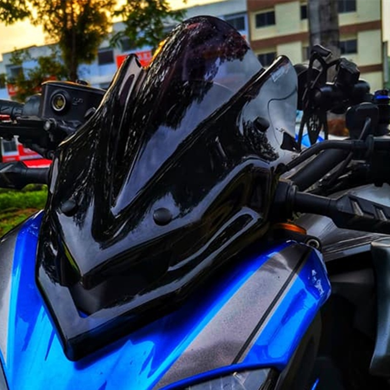 Phụ kiện xe máy Kính chắn gió Kính chắn gió Bộ nhôm làm lệch hướng Nắp che phủ phù hợp cho KAWASAKI Z900 Z-900 2017 2018 2019 kawasaki z 900 17-19