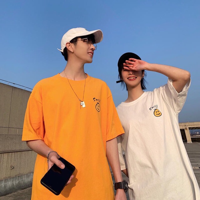 Áo phông form rộng 💥FREESHIP💥 Áo Thun Tay Lỡ Unisex Form Rộng Freesize Phong Cách Ulzzang Cực Xịn [ Áo đôi ]