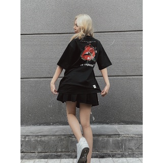 áo thun [SENSE OF TASTE] oversized | Màu đen | GEEK CAPONE