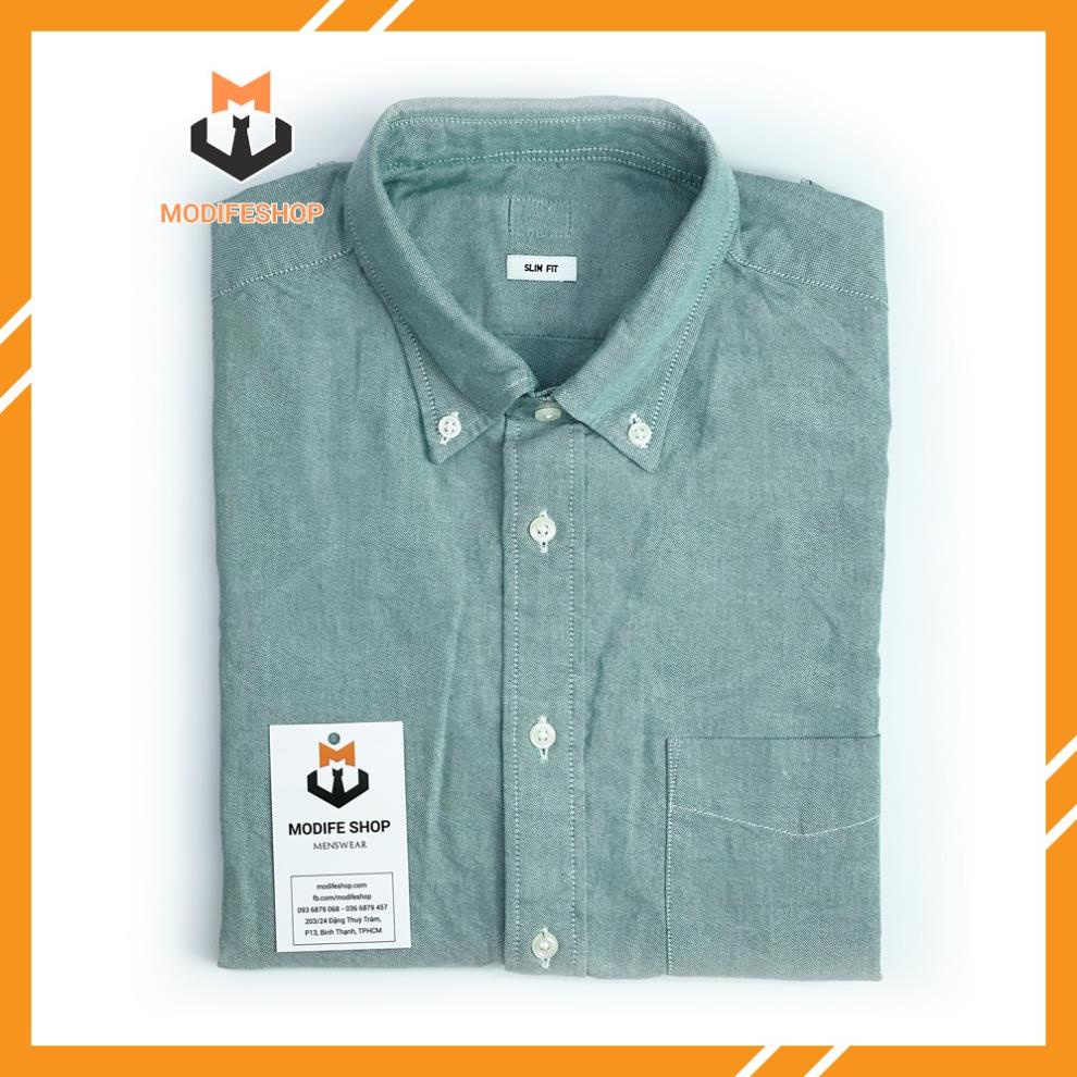 Áo Sơ Mi nam tay ngắn Oxford Slim Fit Shirt  - Modife Shop