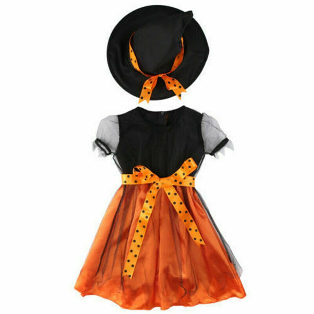 Set Đồ Hóa Trang Phù Thủy Halloween Cho Bé Gái | BigBuy360 - bigbuy360.vn