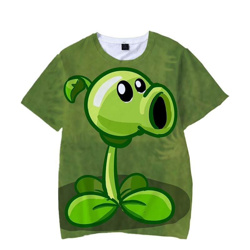 Trẻ Em T Shirt Plants Vs. Áo Thun Tay Ngắn In Hình Plants Vs 3D Cá Tính Hợp Thời Trang Cho Nam Áo Thun In Hình Zombie Dành Cho Trẻ Em
