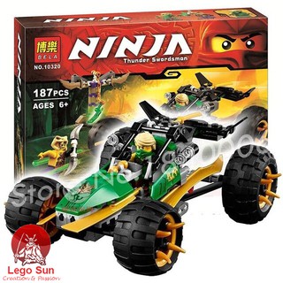 Lego ninjago Bela 10320 Xe địa hình đi rừng của ninjago (Lego 70755 - Lepin 06010)