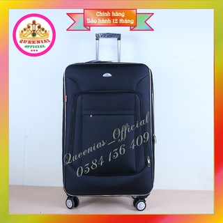 Vali kéo chính hãng. VLX-022_ Vali vải dù Hùng Phát  *Size20, 24, 28 * 4 bánh vải dù cao cấp chống thấm, BỀN, ĐẸP