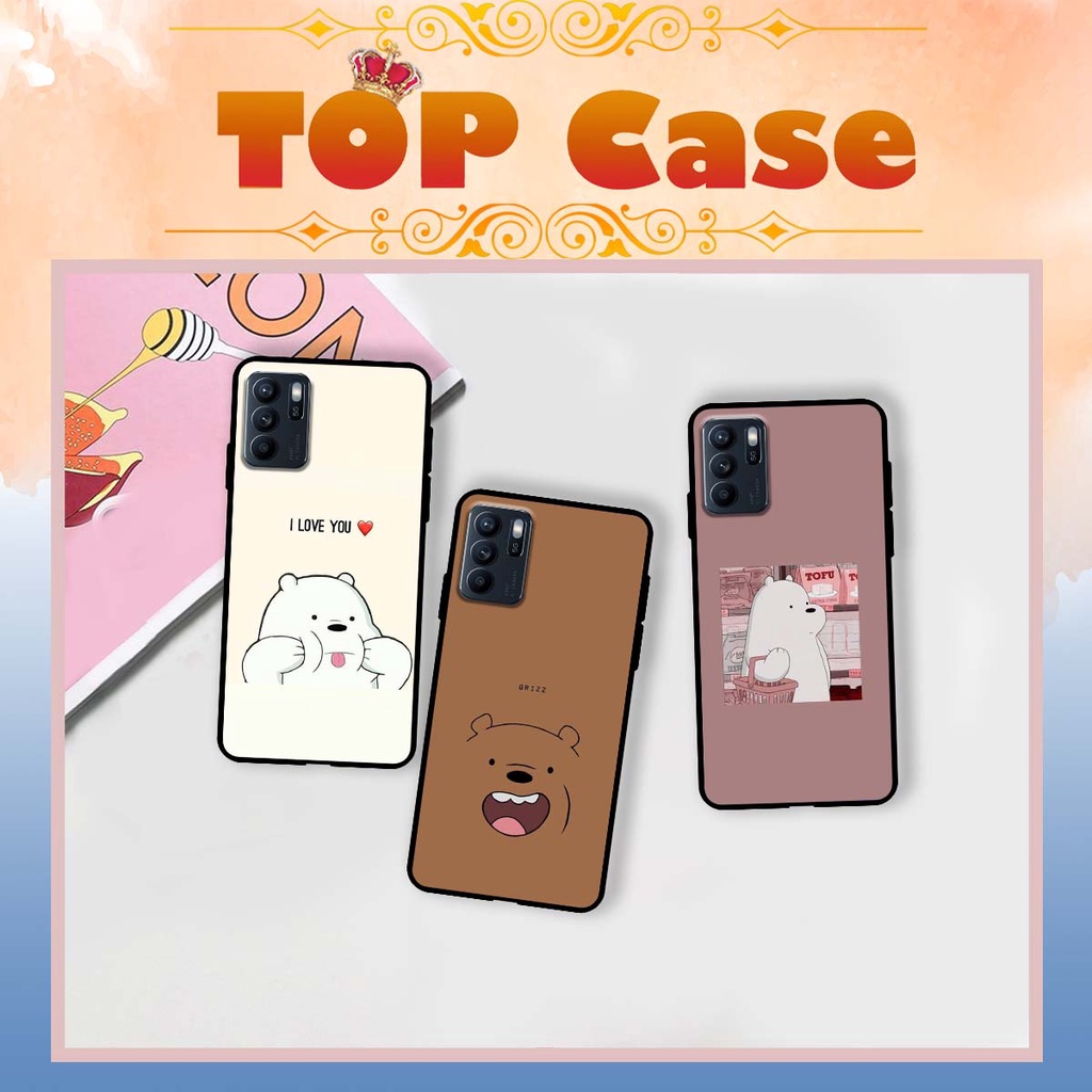 Ốp lưng Oppo Reno 6/Reno 6Z/Reno 5/Reno 4/Reno 4 Pro in hình Gấu Bear Siêu đẹp, giá cực tốt