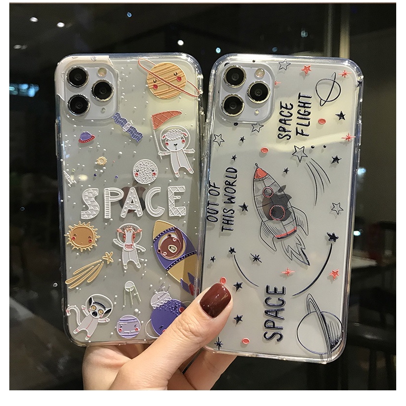 Ốp lưng iphone space trong 6/6plus/6s/6splus/7/7plus/8/8plus/x/xr/xs/11/12/pro/max/plus/promax - Awifi Case C5-5 | BigBuy360 - bigbuy360.vn