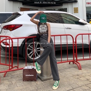 #q1485cs , #q1487cs quần jeans suông rộng cocochacha 👻