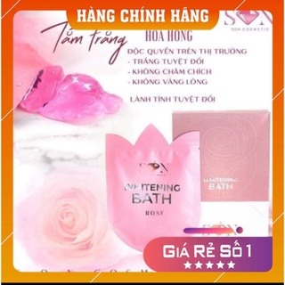 tắm trắng body hoa hồng (1 miếng)