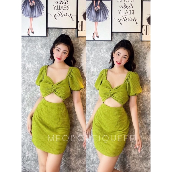 Body xoắn ngực tay bồng