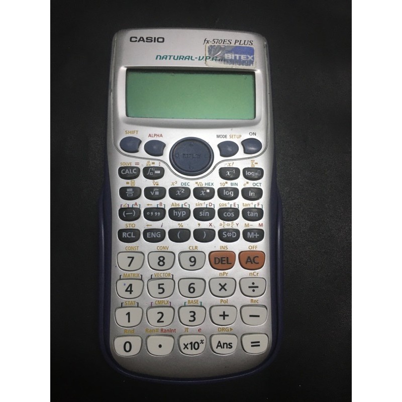 MÁY TÍNH CASIO FX-570ES PLUS CŨ ( CHÍNH HÃNG CASIO )