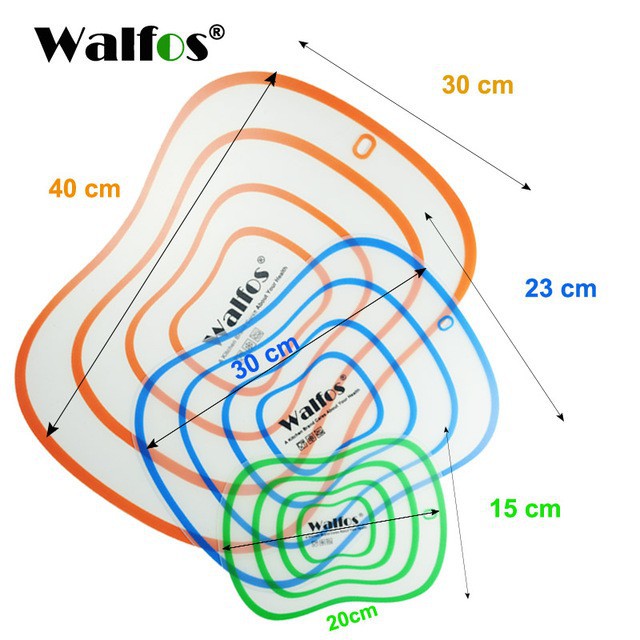 Thớt WALFOS chống trượt co dãn dùng để cắt thức ăn
