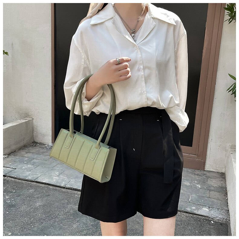 Túi Đeo Vai JASMIN NOIR Da Pu Dáng Vuông Nhỏ Phong Cách Retro Thiết Kế Đơn Giản Thời Trang Cho Nữ