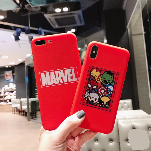 Ốp lưng iPhone dẻo- Ốp iPhone Marvel Siêu Anh Hùng đủ mã IPhone