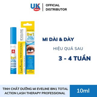 Tinh Chất Dưỡng Mi Eveline 8 in 1 Total Action Lash Therapy professional
