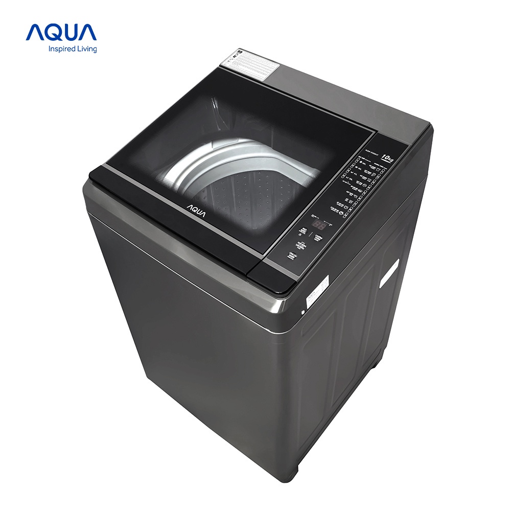 Máy giặt cửa trên 10kg Aqua AQW-S100HT.S - Hàng chính hãng - Miễn phí lắp đặt