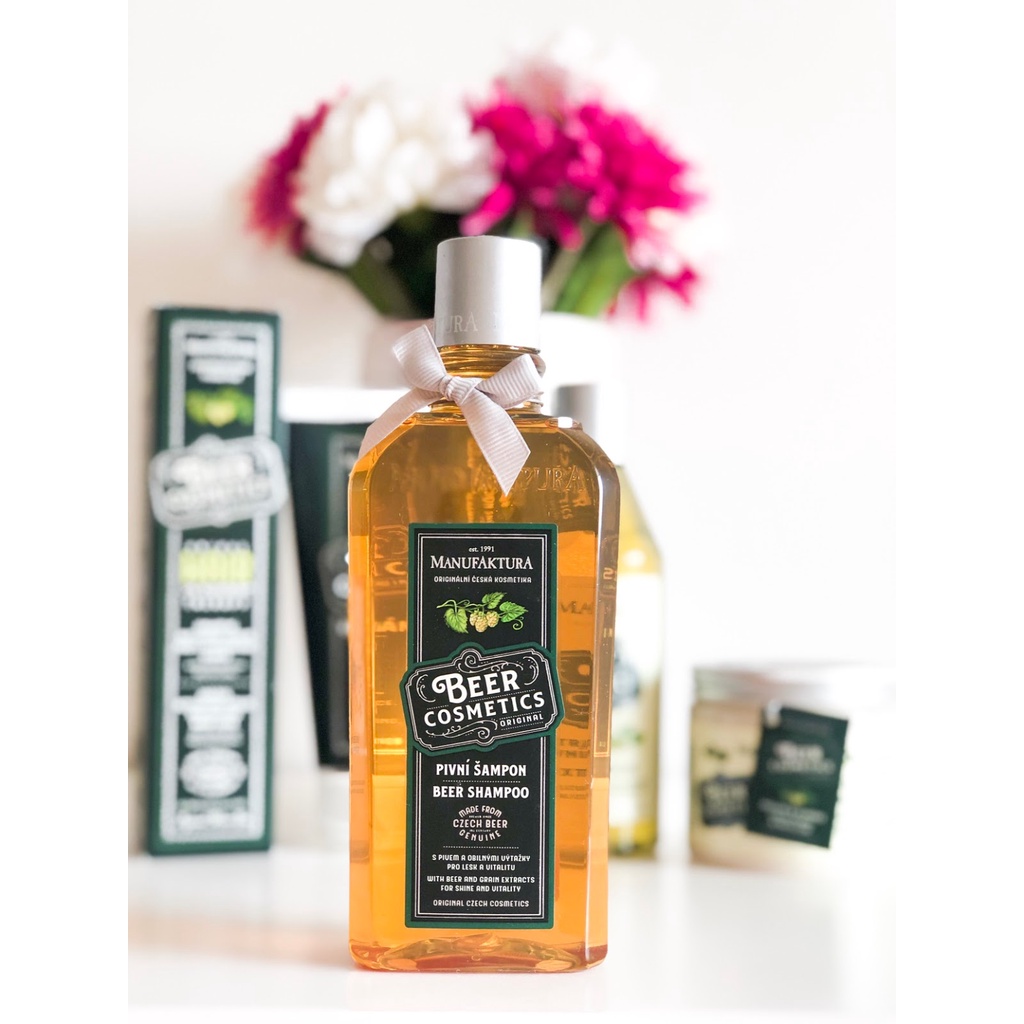 Dầu Gội Men Bia Chống Rụng Kích Thích Mọc Tóc Manufaktura 300ml