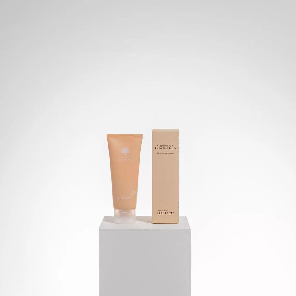 Kem Tẩy tế bào chết dạng kỳ Rootree Crytherapy Facial Mild Scrub 100ml _ Rootree Chính Hãng
