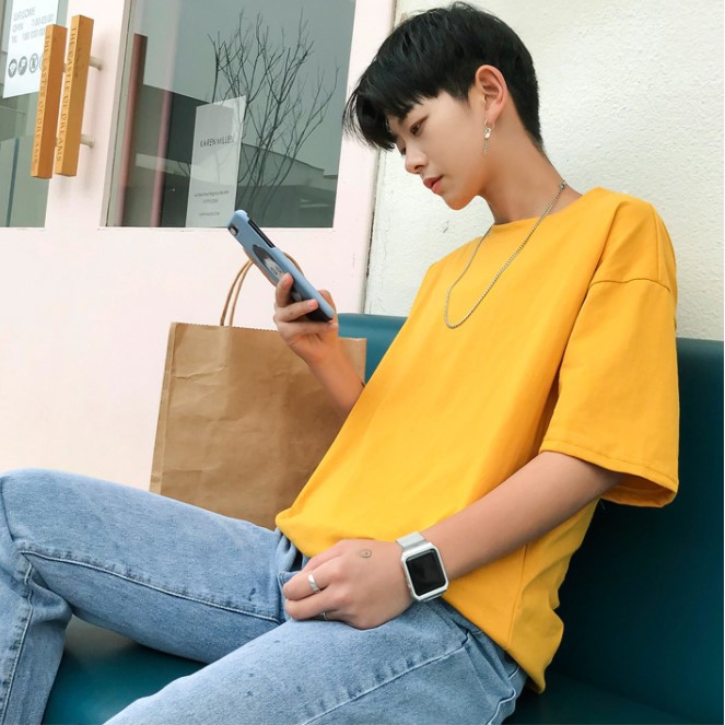 Áo thun 𝐂𝐑𝐀𝐘𝐎𝐍 [𝐅𝐑𝐄𝐄𝐒𝐇𝐈𝐏] 𝐔𝐍𝐈𝐒𝐄𝐗 Basic Tee phông trơn nam nữ tay lỡ oversize form rộng 6 màu | BigBuy360 - bigbuy360.vn