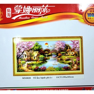 Tranh thêu tổ ấm hạnh phúc FJ0702 153X75CM