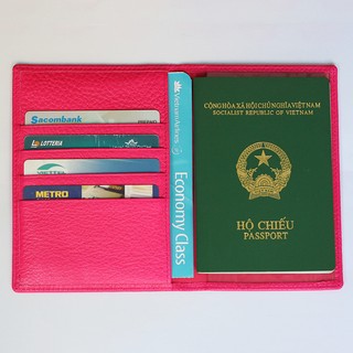 Ví đựng passport - Raica (Hồng)