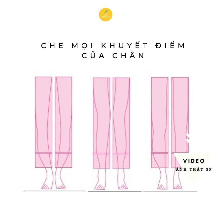 Quần Culottes Xuông Ống Rộng Cạp Chun Lưng Cao Thun Tăm Dài Mềm Mịn Mặc Thoải Mái Free Size 60kg Tep Venus