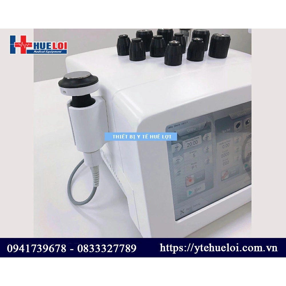 Máy xung kích tích hợp siêu âm trị liệu