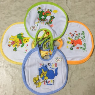 Set 2 yếm ăn dặm cột dây