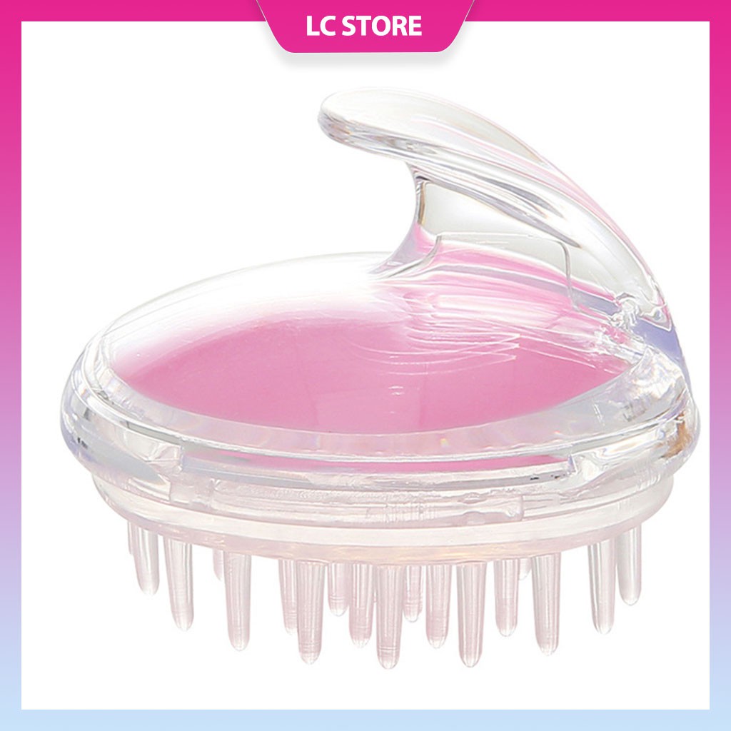 Lược gội đầu silicon massage thư giãn LC0018