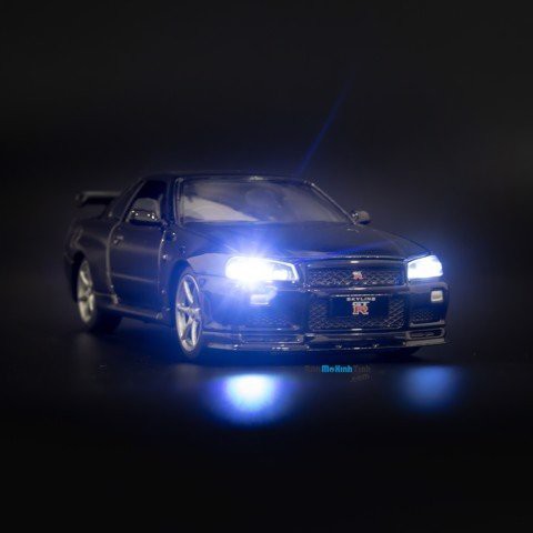 Mô hình xe Nissan Skyline GTR34 1:32 Jackiekim