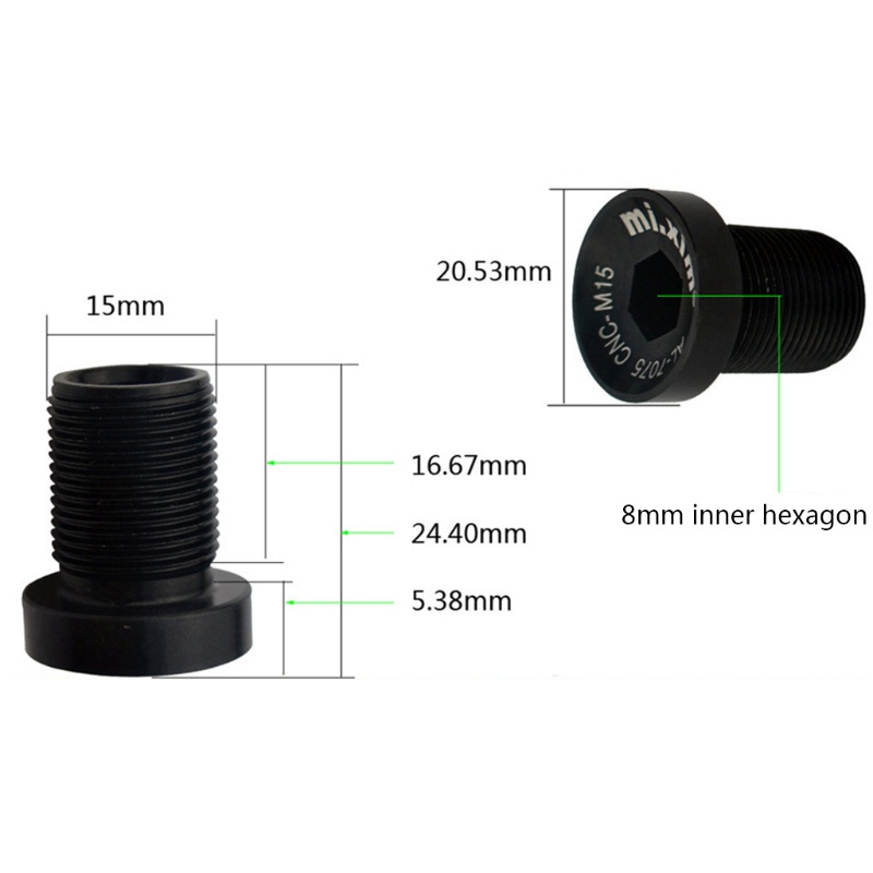 Bộ 2 Ốc Vít M15 Cho Vòng Đệm ES25