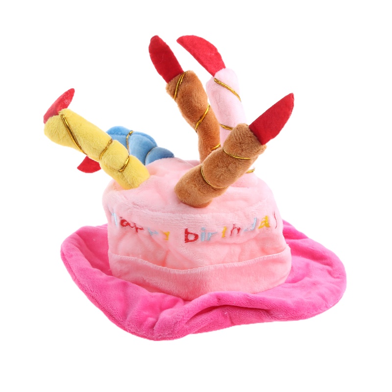 Lucky Set 2 Món Phụ Kiện Hóa Trang Mũ Yếm / Khăn Choàng / Nón Sinh Nhật Trang Phục Chụp Ảnh Cho Cún Cưng