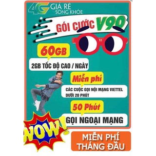 Sim V90 viettel miễn phí 30 ngày sử dụng