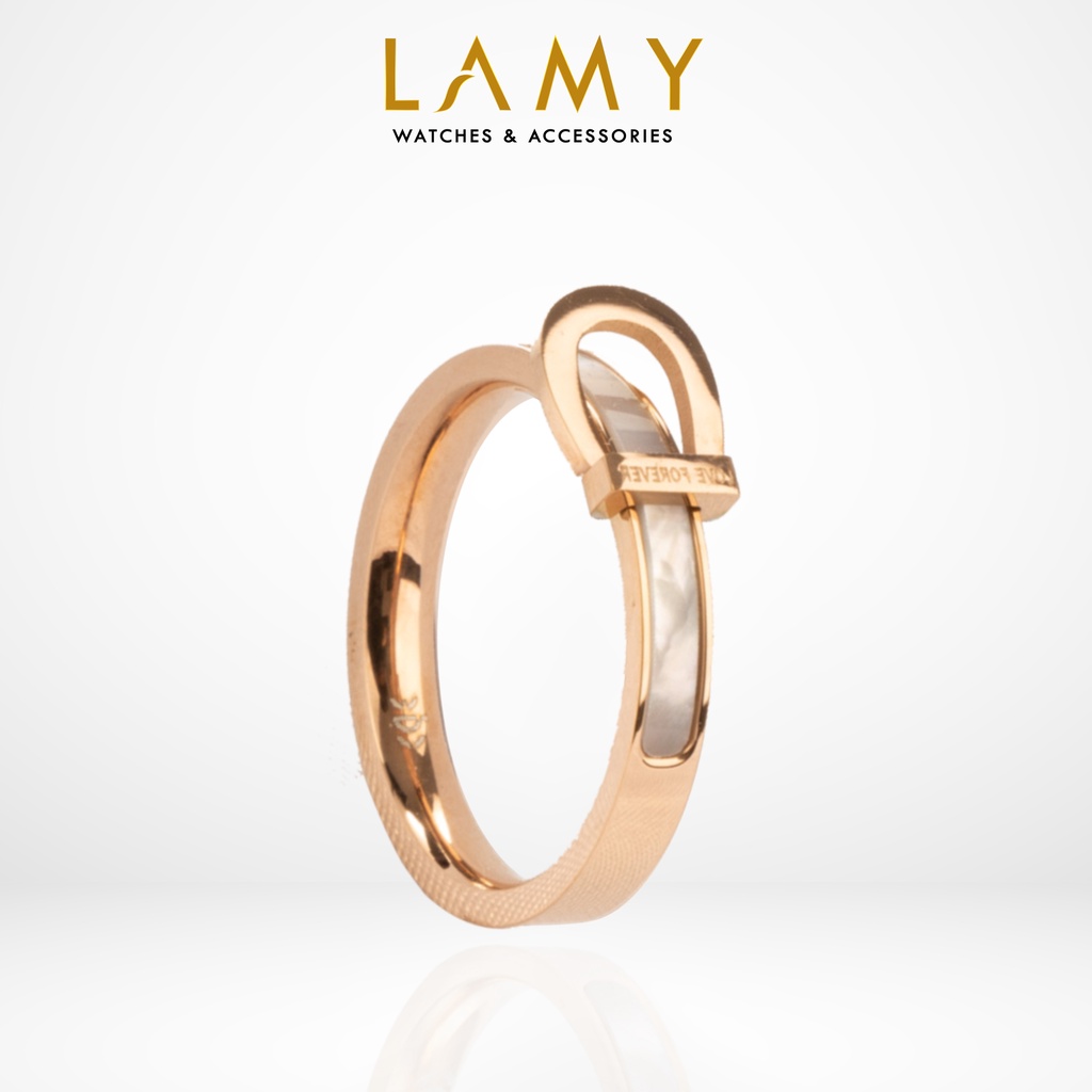 Nhẫn CDE Love Forever Rose Gold Ring CDE8001