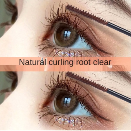 Mascara Mascara mắt to và dày Mascara nối mi dạng lỏng không thấm nước, làm dài và cong mi, không dễ lem, lâu trôi, đầu cọ mảnh tự nhiên, kiểu mi cong tự nhiên,
