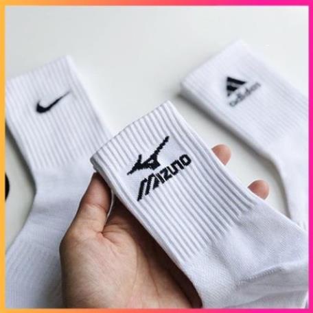 Tất vớ dệt kim Drew, Nike, Adidas, Puma, Mizuno, Jordan, Champion, NY, MLB. Cổ cao,nam nữ,thời trang, thể thao, đá bóng.