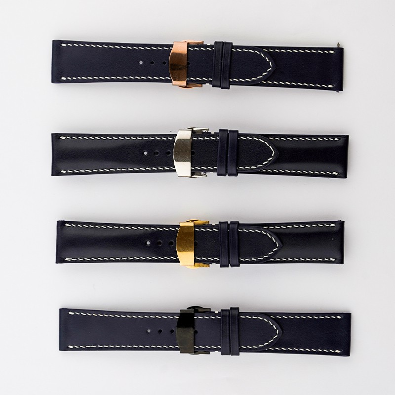 Dây Đồng Hồ Da Khóa Bướm,Dây Da Đồng Hồ Thời Trang Apple Watch 14mm,16mm,18mm,20mm,22mm,24mm, mã BO401732