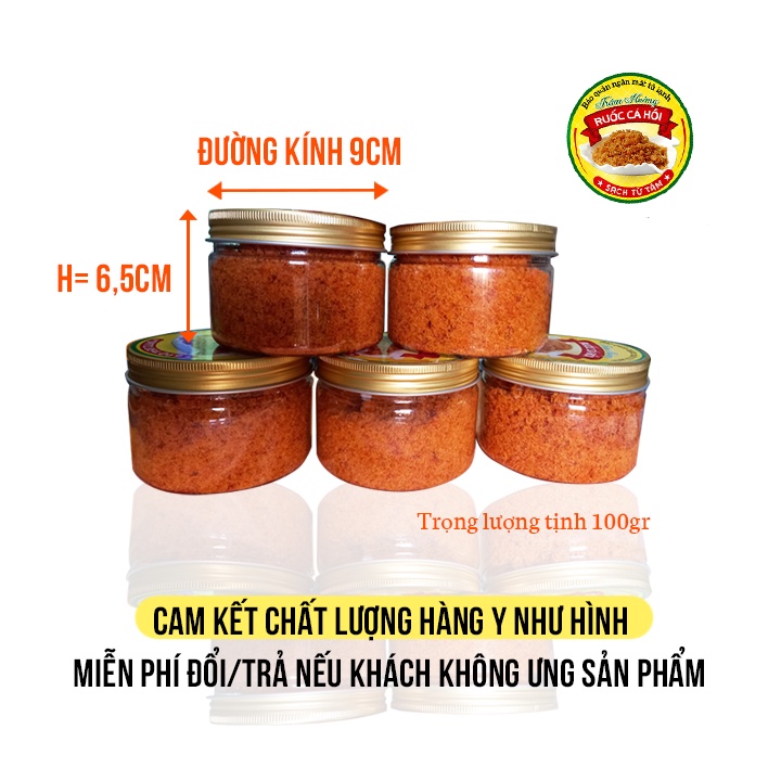 [CAM KẾT CHẤT LƯỢNG-MIỄN PHÍ ĐỔI TRẢ]Chà Bông Cá Hồi, Ruốc Cá Hồi Dành Cho Bé Ăn Dặm Theo Kiểu Nhật Hộp 100 gr