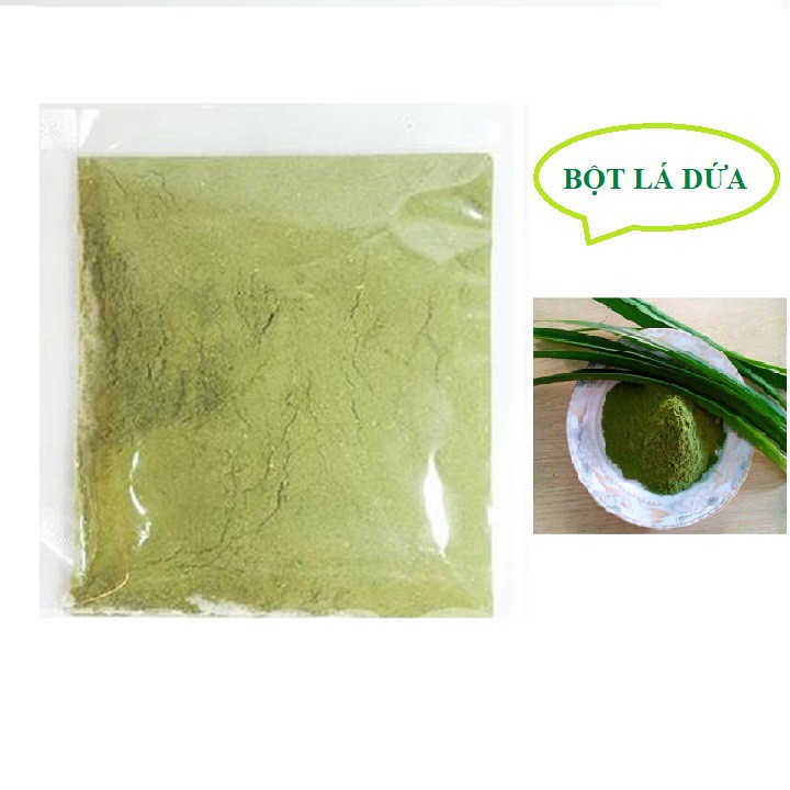 100G BỘT LÁ DỨA (BỘT LÁ NẾP) TẠO MÀU TẠO HƯƠNG