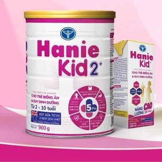 Sữa Hanie Kid 1+,2+ 900g date 2023 mẫu mới