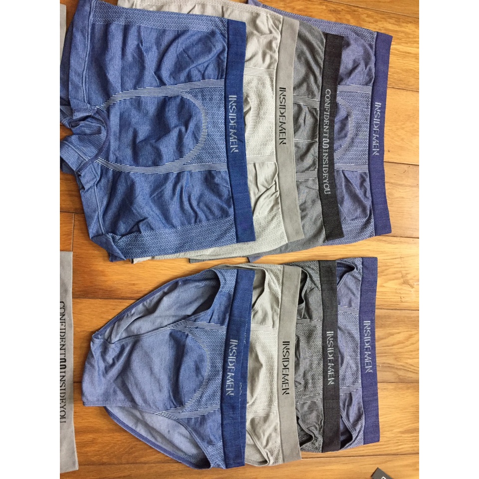 Quần lót nam boxer - tam giác Insidemen 023, 025 chất liệu polyamit, mỏng, nhẹ, co giãn tốt