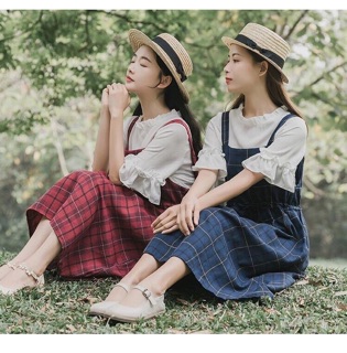 Yếm váy bầu bí bon chen(không áo)