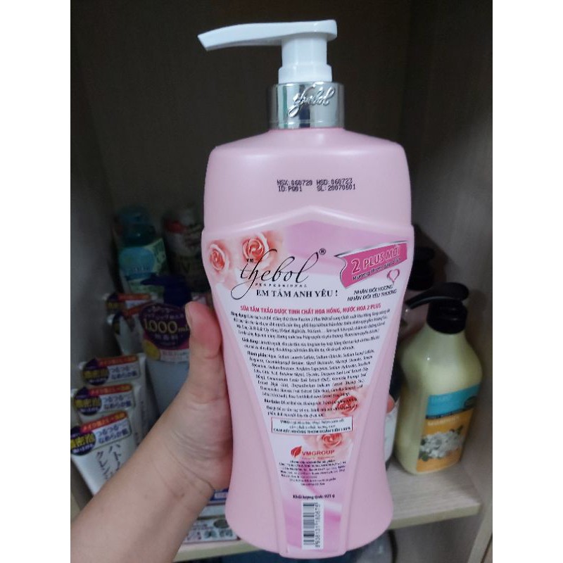 SỮA TẮM THEBOL TINH CHẤT NƯỚC HOA 2 PLUS 925g